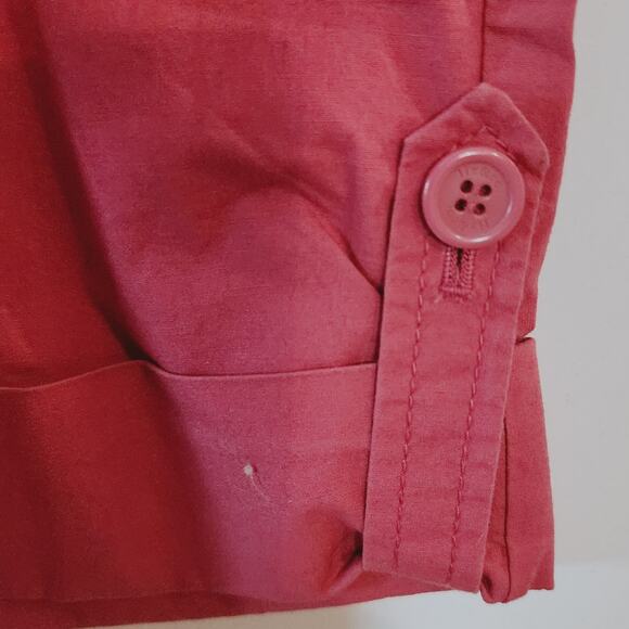 Liz & Co Women's Cropped Capri Barbie Core Pink Pants Size 12 - Picture 10 of 10